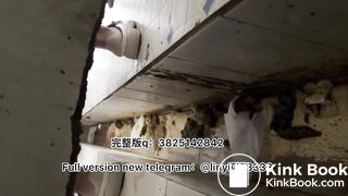 Girl pooping in toilet 015