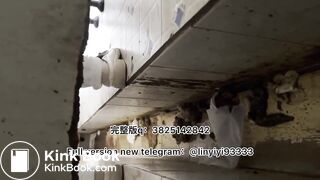 Girl pooping in toilet 015