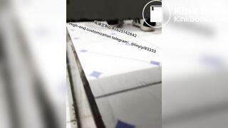 Beautiful girl poops in the toilet 8