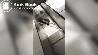 Beautiful girl poops in the toilet 8