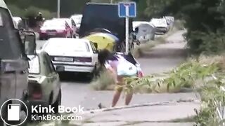 DGP - Sharka outside diaper pee #3