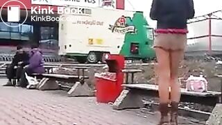 DGP - Sharka wets diapers in public #2