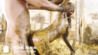 Kaitlyn Katsaros rough fuck in cowshit