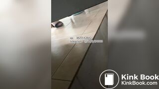 Beautiful girl poops in the toilet 17