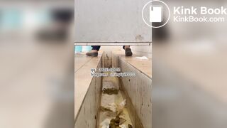 Beautiful girl poops in the toilet 18