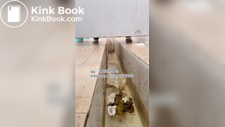 Beautiful girl poops in the toilet 18