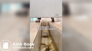 Beautiful girl poops in the toilet 18