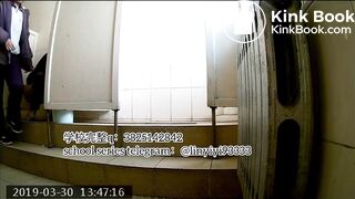 Beautiful girl poops in the toilet 25