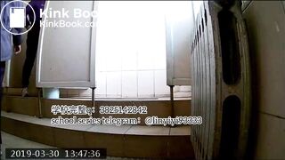 Beautiful girl poops in the toilet 25