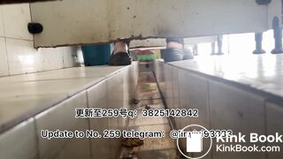 Beautiful girl poops in the toilet 33