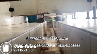 Beautiful girl poops in the toilet 33