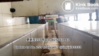 Beautiful girl poops in the toilet 33