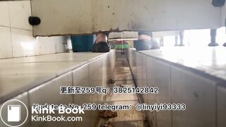 Beautiful girl poops in the toilet 33