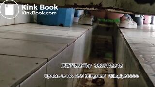 Beautiful girl poops in the toilet 34