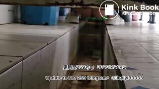 Beautiful girl poops in the toilet 34