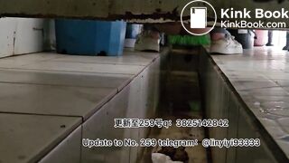 Beautiful girl poops in the toilet 34