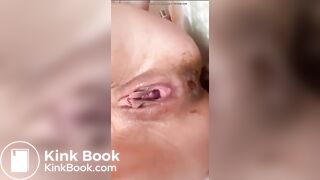 Very hot blonde dirty anal play