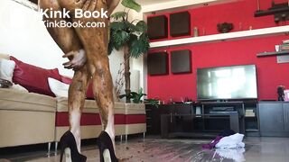 Gorgeous Jossly Kane covered in shit