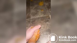 Faggot slave scat play