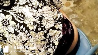 Muslim mom poops in the toilet