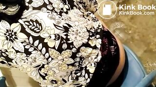 Muslim mom poops in the toilet