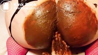 Girlfriend helping crossdresser shit