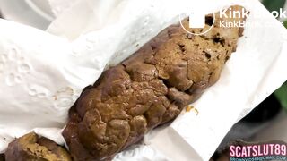 Trans BBW Shits then Sniffs Before Flushing