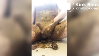 solo male scat jerk off session