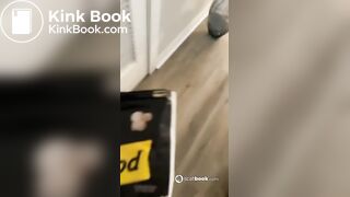 Kapri Styles ebony scat into a chip bag