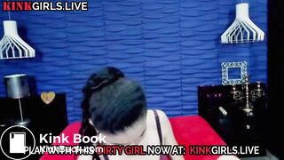 SLAVE SCAT CAMGIRL EAT POOP & SMEAR SHIT