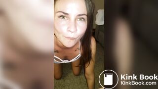 Teen eat scat from the source