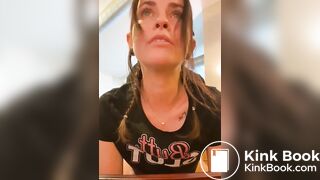 Teen eat scat from the source