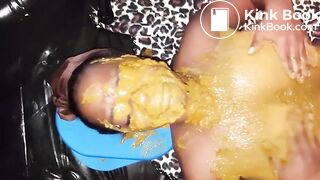 ebony scat slave slut