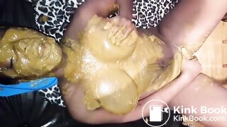 ebony scat slave slut