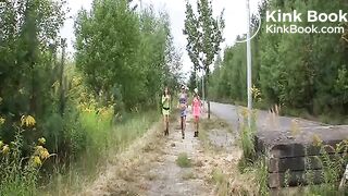 whores shit on homeless guy