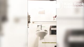 Hot Daddy Big Cock Spy in Toilet