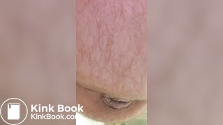 Closeup shitting