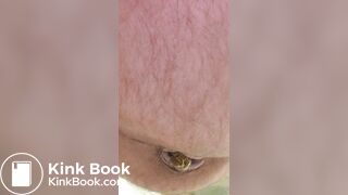 Closeup shitting