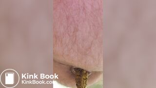 Closeup shitting