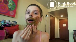 Skinny scat slut girl