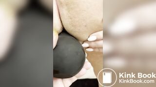 Squirting dirty enema water up wife's ass (part 2)