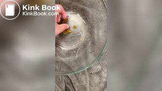 Inserting one of my turds into woman’s asshole