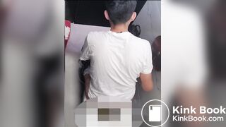 boys spy bathroom trailer