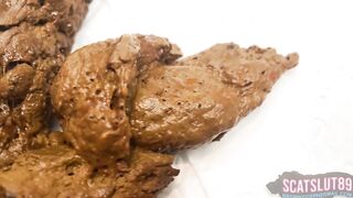 Healthy Shit by a Big Booty Trans Woman