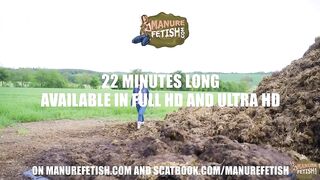 Massive Dung Pile - masturbating in cowshit