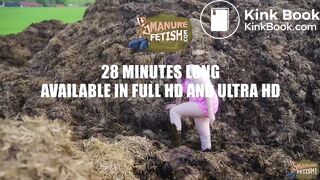 Watched on the dunghill - masturbating in cowshit