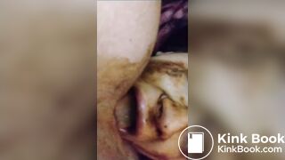 Jasmine licking dirty ass and take shit