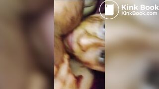 Jasmine licking dirty ass and take shit