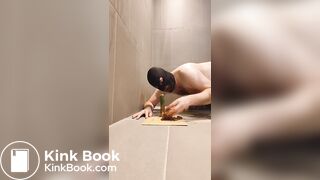 Chastity scat eating and puking