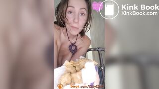 POV I feed you my huge log